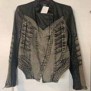 TOV Los Angeles Vegan Leather Moto Jacket